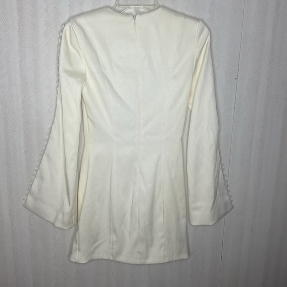 🔥 🆕 MISHA COLLECTION ANALIESE MINI DRESS IVORY SIZE 2 - SHOWSTOPPER DRESS! - Picture 9 of 11